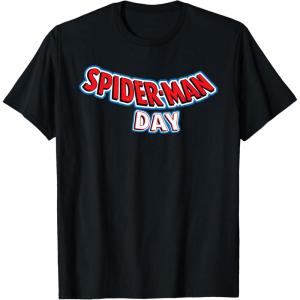 imageMarvel SpiderMan Day August 1 Official Logo TShirtBlack