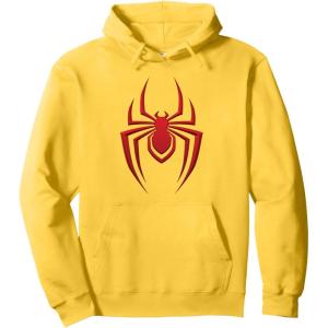 imageMarvel SpiderMan Miles Morales Game Spider Icon Pullover HoodieLemon Yellow