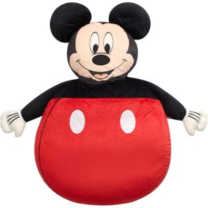 imageMarvel SpiderMan Oversized Kids Floor LoungerSoft Plush Chair with Pillow ampamp Cushion Comfortable Portable Nap and Play Mat for Bedroom or PlayroomMickey Mouse