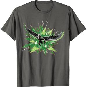 imageMarvel Studios Captain America Brave New World Falcon Burst TShirtAsphalt Grey