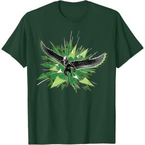 imageMarvel Studios Captain America Brave New World Falcon Burst TShirtDark Green