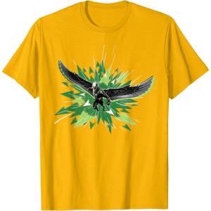 imageMarvel Studios Captain America Brave New World Falcon Burst TShirtGolden Yellow
