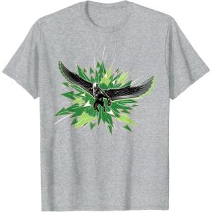 imageMarvel Studios Captain America Brave New World Falcon Burst TShirtHeather Grey