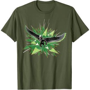imageMarvel Studios Captain America Brave New World Falcon Burst TShirtOlive Green