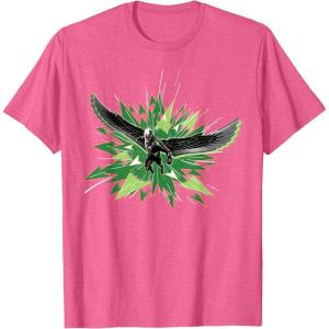imageMarvel Studios Captain America Brave New World Falcon Burst TShirtPink Heather