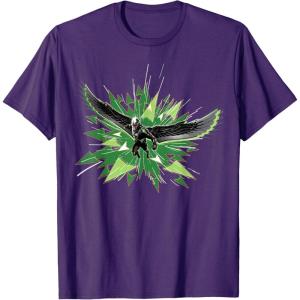 imageMarvel Studios Captain America Brave New World Falcon Burst TShirtPurple