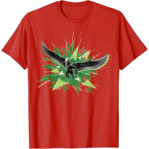 imageMarvel Studios Captain America Brave New World Falcon Burst TShirtRed