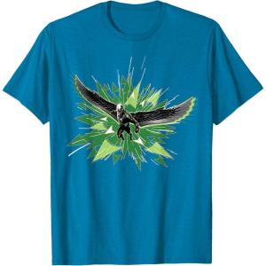 imageMarvel Studios Captain America Brave New World Falcon Burst TShirtSapphire Blue