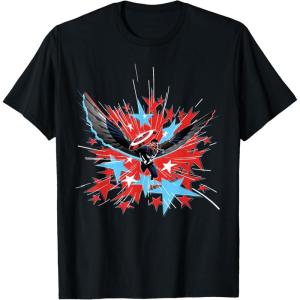 imageMarvel Studios Captain America Brave New World Star Burst TShirtBlack