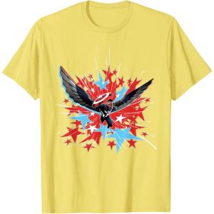 imageMarvel Studios Captain America Brave New World Star Burst TShirtLemon Yellow