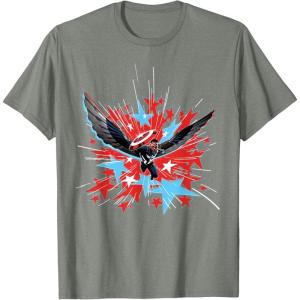 imageMarvel Studios Captain America Brave New World Star Burst TShirtOlive Heather
