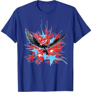 imageMarvel Studios Captain America Brave New World Star Burst TShirtRoyal Blue