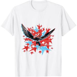 imageMarvel Studios Captain America Brave New World Star Burst TShirtWhite