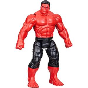 imageMarvel Studios Captain America Brave New World Titan Hero Series 12Inch Deluxe Red Hulk Action Figure Super Hero Toys for Kids 4 and Up
