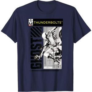 imageMarvel Studios Thunderbolts Ghost BampampW Comic Cover 6 TShirtNavy Blue