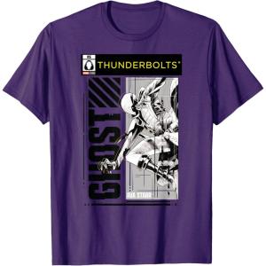 imageMarvel Studios Thunderbolts Ghost BampampW Comic Cover 6 TShirtPurple