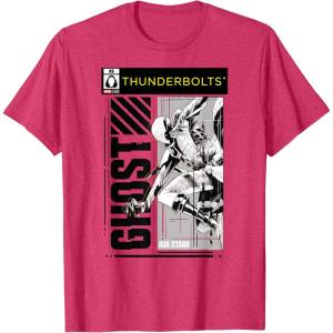 imageMarvel Studios Thunderbolts Ghost BampampW Comic Cover 6 TShirtRed Heather