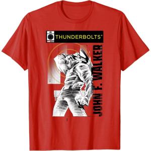 imageMarvel Studios Thunderbolts John F Walker BampampW Comic Cover 5 TShirtRed