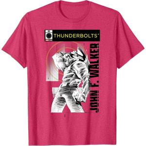imageMarvel Studios Thunderbolts John F Walker BampampW Comic Cover 5 TShirtRed Heather