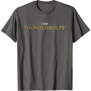 imageMarvel Studios Thunderbolts Movie Logo TShirtAsphalt Grey