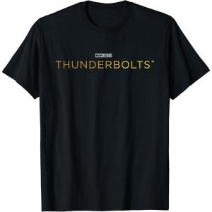 imageMarvel Studios Thunderbolts Movie Logo TShirtBlack