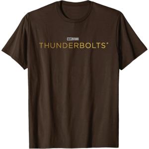 imageMarvel Studios Thunderbolts Movie Logo TShirtBrown