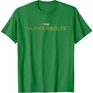 imageMarvel Studios Thunderbolts Movie Logo TShirtKelly Green