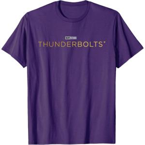 imageMarvel Studios Thunderbolts Movie Logo TShirtPurple