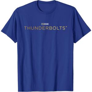 imageMarvel Studios Thunderbolts Movie Logo TShirtRoyal Blue