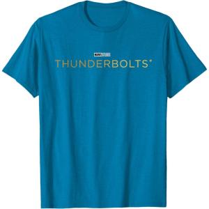 imageMarvel Studios Thunderbolts Movie Logo TShirtSapphire Blue