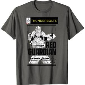 imageMarvel Studios Thunderbolts Red Guardian BampampW Comic Cover 3 TShirtAsphalt Grey