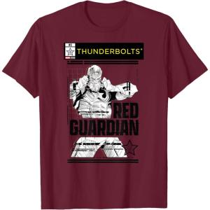 imageMarvel Studios Thunderbolts Red Guardian BampampW Comic Cover 3 TShirtBurgundy