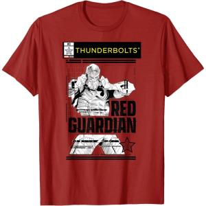 imageMarvel Studios Thunderbolts Red Guardian BampampW Comic Cover 3 TShirtCranberry Red