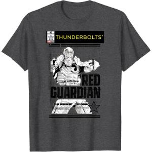 imageMarvel Studios Thunderbolts Red Guardian BampampW Comic Cover 3 TShirtDark Heather Grey