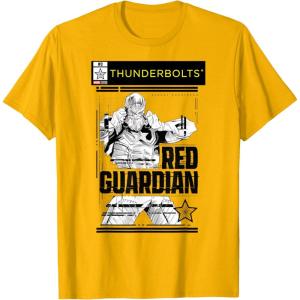 imageMarvel Studios Thunderbolts Red Guardian BampampW Comic Cover 3 TShirtGolden Yellow