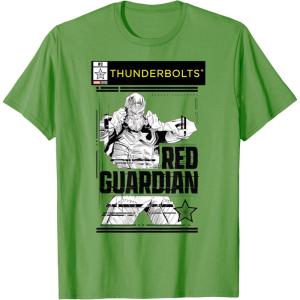 imageMarvel Studios Thunderbolts Red Guardian BampampW Comic Cover 3 TShirtGrass Green