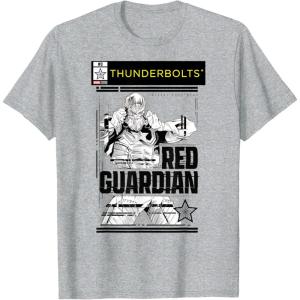 imageMarvel Studios Thunderbolts Red Guardian BampampW Comic Cover 3 TShirtHeather Grey