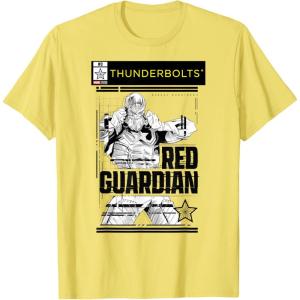 imageMarvel Studios Thunderbolts Red Guardian BampampW Comic Cover 3 TShirtLemon Yellow