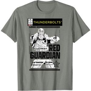 imageMarvel Studios Thunderbolts Red Guardian BampampW Comic Cover 3 TShirtOlive Heather