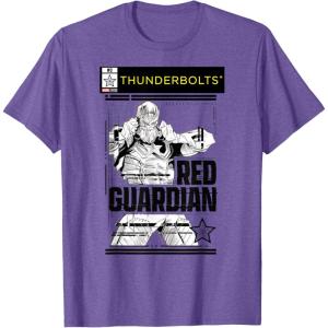 imageMarvel Studios Thunderbolts Red Guardian BampampW Comic Cover 3 TShirtPurple Heather