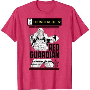 imageMarvel Studios Thunderbolts Red Guardian BampampW Comic Cover 3 TShirtRed Heather