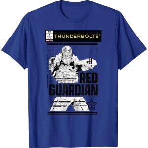 imageMarvel Studios Thunderbolts Red Guardian BampampW Comic Cover 3 TShirtRoyal Blue