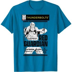 imageMarvel Studios Thunderbolts Red Guardian BampampW Comic Cover 3 TShirtSapphire Blue