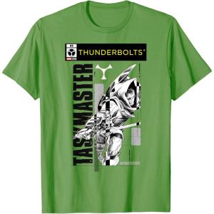 imageMarvel Studios Thunderbolts Taskmaster BampampW Comic Cover 4 TShirtGrass Green