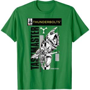 imageMarvel Studios Thunderbolts Taskmaster BampampW Comic Cover 4 TShirtKelly Green