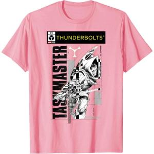 imageMarvel Studios Thunderbolts Taskmaster BampampW Comic Cover 4 TShirtPink