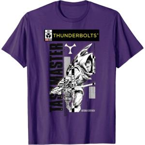 imageMarvel Studios Thunderbolts Taskmaster BampampW Comic Cover 4 TShirtPurple