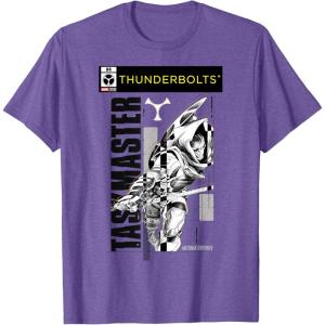 imageMarvel Studios Thunderbolts Taskmaster BampampW Comic Cover 4 TShirtPurple Heather