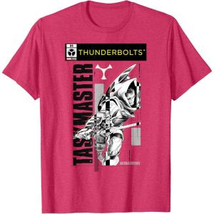 imageMarvel Studios Thunderbolts Taskmaster BampampW Comic Cover 4 TShirtRed Heather