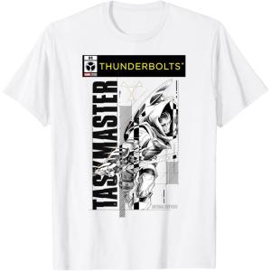 imageMarvel Studios Thunderbolts Taskmaster BampampW Comic Cover 4 TShirtWhite